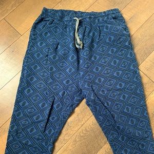 Urban outfitters Koto blue patterned harem pants